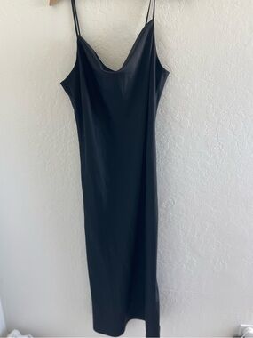 NWT Banana Republic Black Slip Dress L NWT